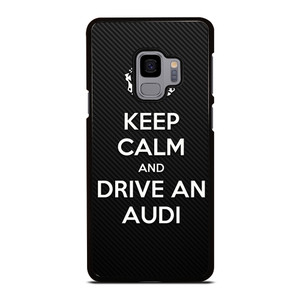 KEEP CALM AND DRIVE AUDI CARBON Samsung Galaxy S9 Case Cover KEEP CALM AND DRIVE AUDI CARBON Samsung Galaxy S9 Case Cover