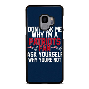 NEW ENGLAND PATRIOTS FANS Samsung Galaxy S9 Case Cover
