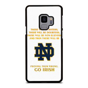 NOTRE DAME FIGHTING IRISH QUOTES Samsung Galaxy S9 Case Cover