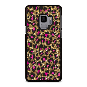 PINK LEOPARD GLITTER SKIN Samsung Galaxy S9 Case Cover