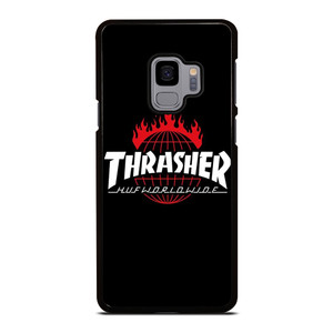 THRASHER HUF WORLDWIDE LOGO Samsung Galaxy S9 Case Cover