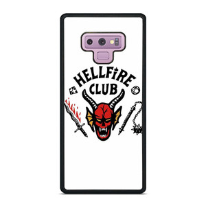 HELLFIRE CLUB STRANGER THING WHITE Samsung Galaxy Note 9 Case Cover