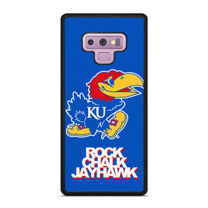 KANSAS JAYHAWKS ROCK CHALK Samsung Galaxy Note 9 Case Cover