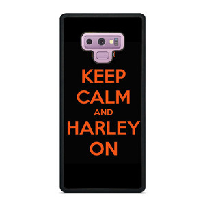 KEEP CALM AND HARLEY ON Samsung Galaxy Note 9 Case Cover KEEP CALM AND HARLEY ON Samsung Galaxy Note 9 Case Cover