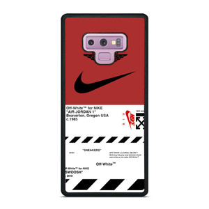 NIKE AIR JORDAN OFF WHITE LOGO Samsung Galaxy Note 9 Case Cover NIKE AIR JORDAN OFF WHITE LOGO Samsung Galaxy Note 9 Case Cover