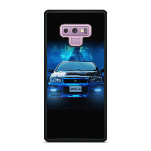 NISSAN GTR GODZILLA BLUE Samsung Galaxy Note 9 Case Cover NISSAN GTR GODZILLA BLUE Samsung Galaxy Note 9 Case Cover