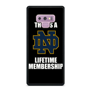 NOTRE DAME FIGHTING IRISH MEMBERSHIP Samsung Galaxy Note 9 Case Cover