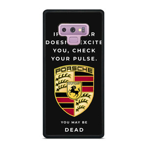 PORSCHE CAR QUOTES Samsung Galaxy Note 9 Case Cover PORSCHE CAR QUOTES Samsung Galaxy Note 9 Case Cover
