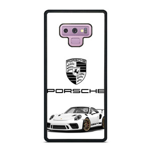 PORSCHE GT3 RS WHITE Samsung Galaxy Note 9 Case Cover PORSCHE GT3 RS WHITE Samsung Galaxy Note 9 Case Cover