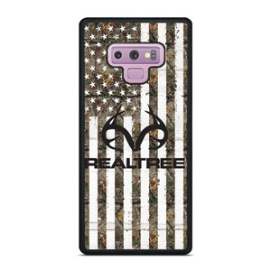 REALTREE AMERICAN FLAG LOGO Samsung Galaxy Note 9 Case Cover