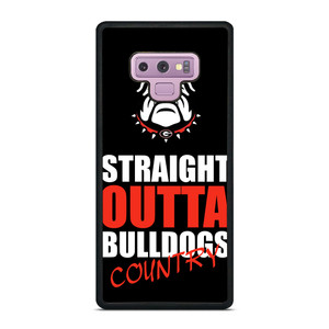 STRAIGHT OUTTA GEORGIA BULLDOGS Samsung Galaxy Note 9 Case Cover