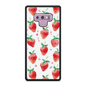 STRAWBERRY BRUSHED PATTERN Samsung Galaxy Note 9 Case Cover