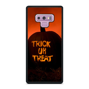 TRICK OR TREAT HALLOWEEN PUMPKIN Samsung Galaxy Note 9 Case Cover TRICK OR TREAT HALLOWEEN PUMPKIN Samsung Galaxy Note 9 Case Cover