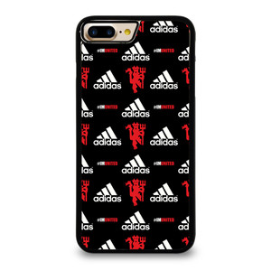 MANCHESTER UNITED ADIDAS PATTERN iPhone 7 / 8 Plus Case Cover MANCHESTER UNITED ADIDAS PATTERN iPhone 7 / 8 Plus Case Cover