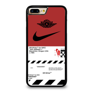 NIKE AIR JORDAN OFF WHITE LOGO iPhone 7 / 8 Plus Case Cover
