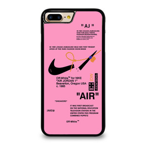 NIKE AIR OFF WHITE PINK iPhone 7 / 8 Plus Case Cover