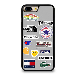 SKATEBOARD BRAND STICKER COLLAGE iPhone 7 / 8 Plus Case Cover