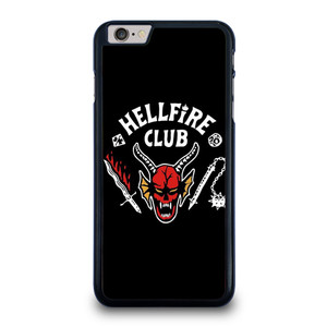 HELLFIRE CLUB STRANGER THINGS BLACK iPhone 6 / 6S Plus Case Cover HELLFIRE CLUB STRANGER THINGS BLACK iPhone 6 / 6S Plus Case Cover