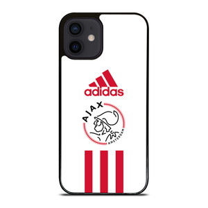 AJAX AMSTERDAM FC ADIDAS STRIPES iPhone 12 Mini Case Cover AJAX AMSTERDAM FC ADIDAS STRIPES iPhone 12 Mini Case Cover