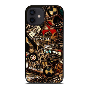 ALL CARS METAL LOGO iPhone 12 Mini Case Cover ALL CARS METAL LOGO iPhone 12 Mini Case Cover