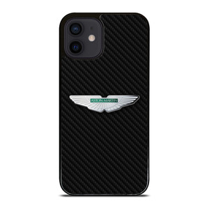 ASTON MARTIN CAR CARBON FIBER iPhone 12 Mini Case Cover