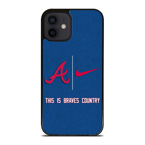 ATLANTA BRAVES NIKE MLB BASEBALL iPhone 12 Mini Case Cover ATLANTA BRAVES NIKE MLB BASEBALL iPhone 12 Mini Case Cover