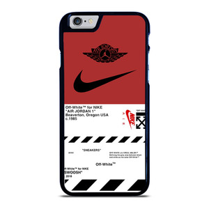 NIKE AIR JORDAN OFF WHITE LOGO iPhone 6 / 6S Case Cover NIKE AIR JORDAN OFF WHITE LOGO iPhone 6 / 6S Case Cover