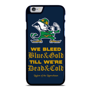 NOTRE DAME BLEED BLUE AND GOLD iPhone 6 / 6S Case Cover