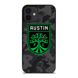 AUSTIN FC MLS BLACK CAMO iPhone 12 Mini Case Cover AUSTIN FC MLS BLACK CAMO iPhone 12 Mini Case Cover