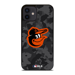 BALTIMORE ORIOLES BASEBALL BLACK CAMO iPhone 12 Mini Case Cover BALTIMORE ORIOLES BASEBALL BLACK CAMO iPhone 12 Mini Case Cover
