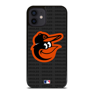 BALTIMORE ORIOLES BASEBALL BLACK iPhone 12 Mini Case Cover