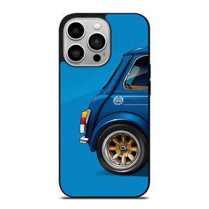 BLUE MINI COOPER COOL iPhone 14 Pro Case Cover