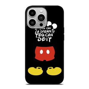 DISNEY MICKEY MOUSE QUOTES iPhone 14 Pro Case Cover