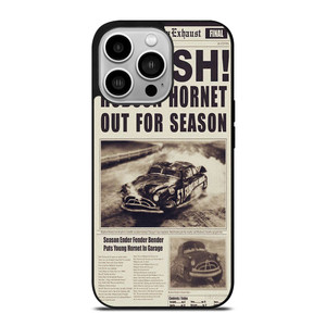 DOG HUDSON HORNET CARS MAGAZINE iPhone 14 Pro Case Cover