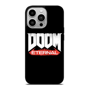 DOOM ETERNAL GAMES LOGO BLACK iPhone 14 Pro Case Cover