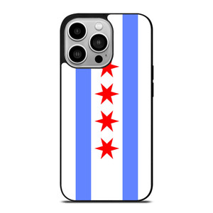 FLAG OF CHICAGO iPhone 14 Pro Case Cover