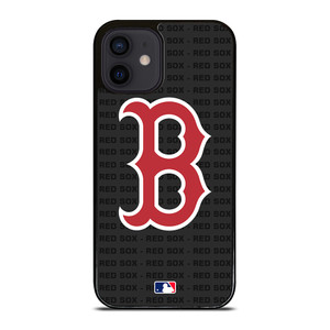 BOSTON RED SOX BASEBALL BLACK iPhone 12 Mini Case Cover