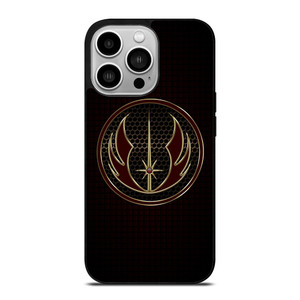 GRAY JEDI STAR WARS METAL SYMBOL iPhone 14 Pro Case Cover