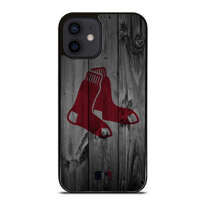 BOSTON RED SOX BASEBALL MLB WOOD LOGO iPhone 12 Mini Case Cover BOSTON RED SOX BASEBALL MLB WOOD LOGO iPhone 12 Mini Case Cover