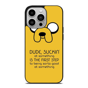 JAKE ADVENTURE TIME QUOTES iPhone 14 Pro Case Cover