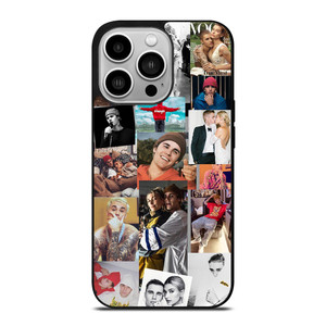 JUSTIN AND HAILEY BIEBER COLLAGE iPhone 14 Pro Case Cover JUSTIN AND HAILEY BIEBER COLLAGE iPhone 14 Pro Case Cover