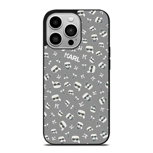 KARL LAGERFIELD PATTERN iPhone 14 Pro Case Cover