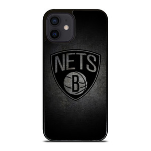 BROOKLYN NETS NBA GRUNGE iPhone 12 Mini Case Cover BROOKLYN NETS NBA GRUNGE iPhone 12 Mini Case Cover