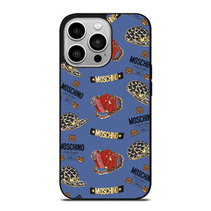 MOSCHINO BEAR COUTURE PATTERN iPhone 14 Pro Case Cover MOSCHINO BEAR COUTURE PATTERN iPhone 14 Pro Case Cover
