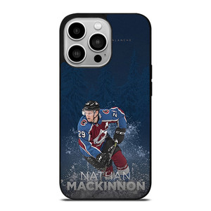 NATHAN MACKINNON COLORADO AVALANCHE NHL iPhone 14 Pro Case Cover