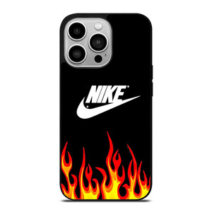 NIKE SWOOSH IN FLAMES iPhone 14 Pro Case Cover