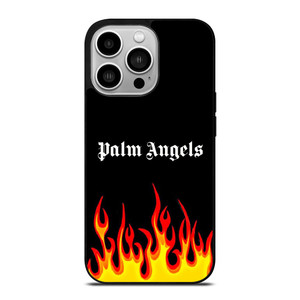 PALM ANGELS GRAFFITI FLAMES iPhone 14 Pro Case Cover PALM ANGELS GRAFFITI FLAMES iPhone 14 Pro Case Cover