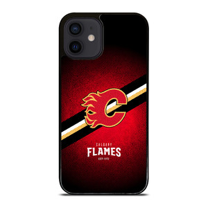 CALGARY FLAMES NHL HOCKEY iPhone 12 Mini Case Cover CALGARY FLAMES NHL HOCKEY iPhone 12 Mini Case Cover