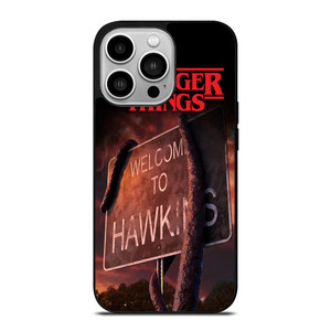 STRANGER THINGS WELCOME TO HAWKINS iPhone 14 Pro Case Cover
