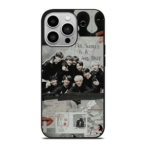 STRAY KIDS BOY BAND COLLAGE iPhone 14 Pro Case Cover